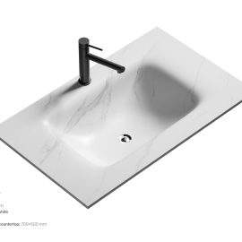 Cabinet vanity sink